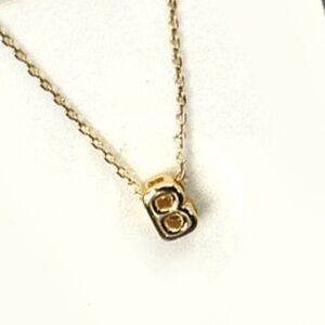 Mini Bubble Initial Necklace (5101)